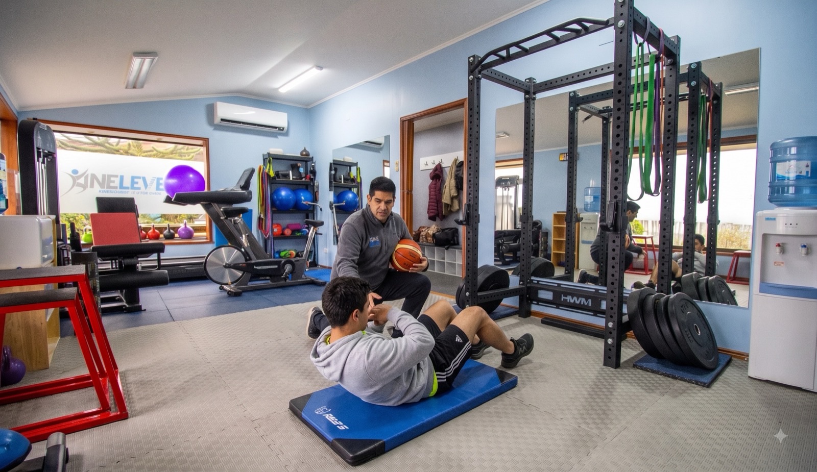 Sesión de entrenamiento en Kine Level